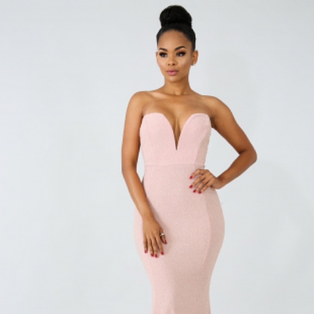 Pink Sparkle Mermaid Dress